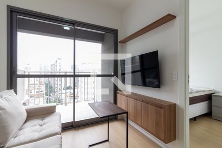 Sala de apartamento para alugar com 1 quarto, 27m² em Vila Nova Conceição, São Paulo