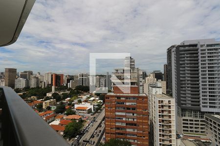 Varanda da Sala - Vista de apartamento para alugar com 2 quartos, 85m² em Pinheiros, São Paulo