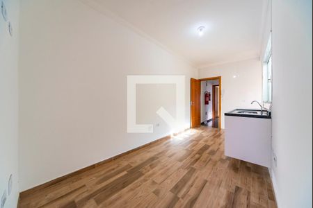 Sala de apartamento para alugar com 2 quartos, 38m² em Vila Scarpelli, Santo André