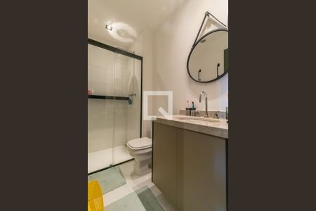 Banheiro  de kitnet/studio à venda com 1 quarto, 35m² em Jardim Paulista, São Paulo