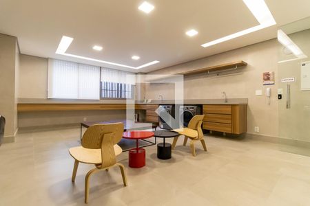 Studio à venda com 35m², 1 quarto e 1 vagaLavanderia