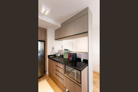 Cozinha de apartamento à venda com 1 quarto, 31m² em Pinheiros, São Paulo