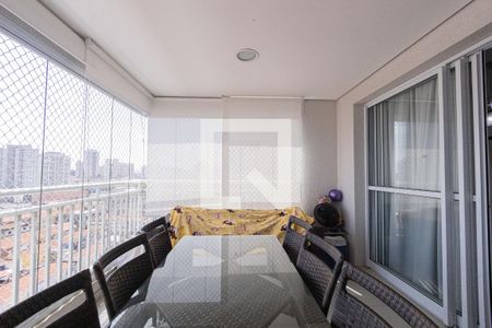 Varanda Sala de apartamento à venda com 3 quartos, 102m² em Tatuapé, São Paulo