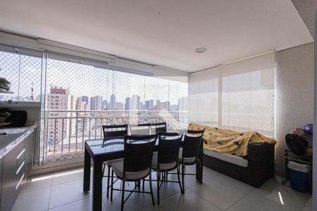 Varanda Sala de apartamento à venda com 3 quartos, 102m² em Tatuapé, São Paulo