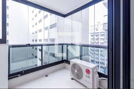 Apartamento à venda com 38m², 1 quarto e 1 vagaVaranda