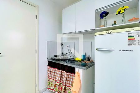 Cozinha de kitnet/studio para alugar com 1 quarto, 20m² em Jardim Dona Meri, Guarulhos