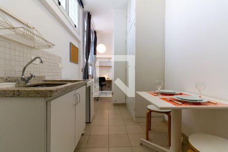 Studio para alugar com 18m², 1 quarto e sem vagaCozinha