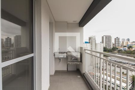 Varanda  de apartamento para alugar com 2 quartos, 49m² em Vila Esperança, São Paulo