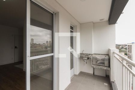 Varanda  de apartamento para alugar com 2 quartos, 49m² em Vila Esperança, São Paulo