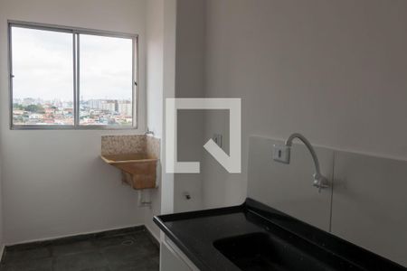 Cozinha e Área de Serviço de apartamento para alugar com 1 quarto, 33m² em Vila Pereira Barreto, São Paulo