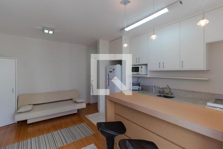 Apartamento para alugar com 45m², 1 quarto e 1 vagaSalas