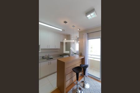 Cozinha de apartamento para alugar com 1 quarto, 45m² em Cambuí, Campinas