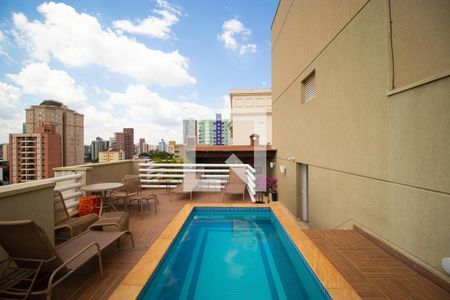 Área comum - Piscina de apartamento para alugar com 1 quarto, 45m² em Cambuí, Campinas