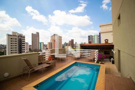 Área comum - Piscina de apartamento para alugar com 1 quarto, 45m² em Cambuí, Campinas