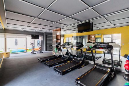 Studio para alugar com 28m², 1 quarto e sem vaga Studio para alugar com 28m², 1 quarto e sem vagaAcademia