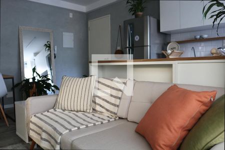 Sala de apartamento à venda com 1 quarto, 45m² em Jardim Paulistano, São Paulo