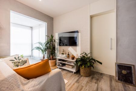 Sala de apartamento à venda com 1 quarto, 45m² em Jardim Paulistano, São Paulo