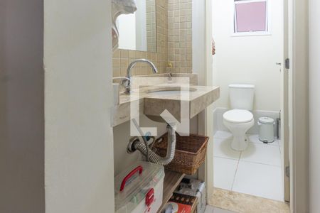 Lavabo de casa de condomínio para alugar com 3 quartos, 135m² em Chácaras Silvania, Valinhos