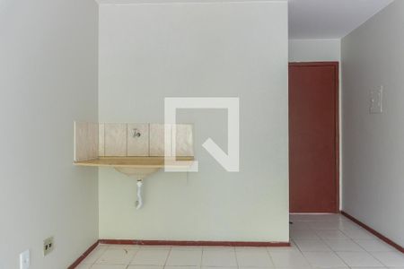 Cozinha de kitnet/studio para alugar com 1 quarto, 32m² em Asa Norte, Brasília