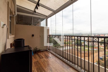 Varanda da Sala de apartamento à venda com 3 quartos, 71m² em Vila Augusta, Guarulhos