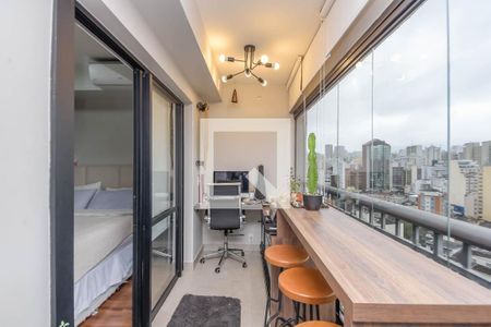 Apartamento para alugar com 42m², 1 quarto e 1 vaga Apartamento para alugar com 42m², 1 quarto e 1 vagaVaranda/Escritório
