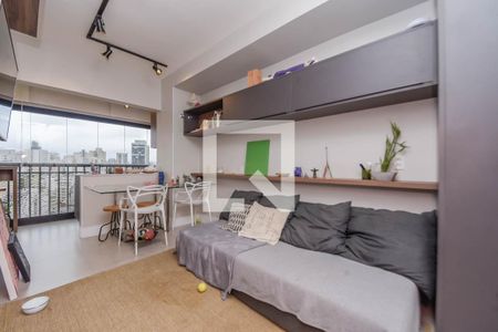 Sala de apartamento para alugar com 1 quarto, 42m² em Campos Elíseos, São Paulo