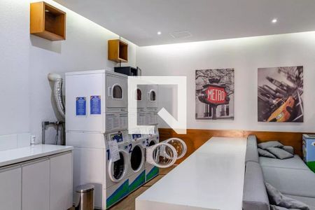 Apartamento para alugar com 42m², 1 quarto e 1 vaga Apartamento para alugar com 42m², 1 quarto e 1 vagaÁrea comum - Lavanderia