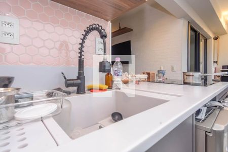 Cozinha de apartamento para alugar com 1 quarto, 42m² em Campos Elíseos, São Paulo