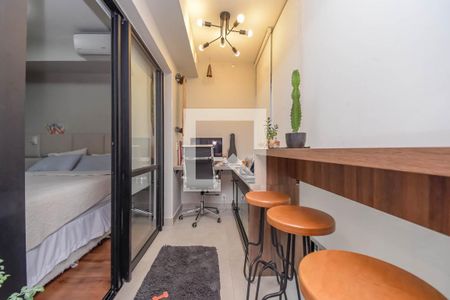 Apartamento para alugar com 42m², 1 quarto e 1 vaga Apartamento para alugar com 42m², 1 quarto e 1 vagaVaranda/Escritório