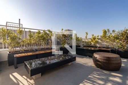 Studio para alugar com 37m², 1 quarto e sem vaga Studio para alugar com 37m², 1 quarto e sem vagaÁrea comum - Rooftop