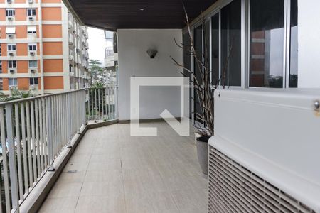 Varanda da Sala de apartamento à venda com 4 quartos, 180m² em São Conrado, Rio de Janeiro