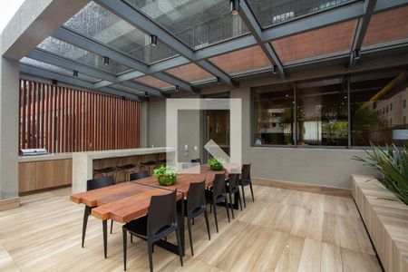 Studio para alugar com 25m², 1 quarto e sem vaga Studio para alugar com 25m², 1 quarto e sem vagaÁrea comum - Churrasqueira