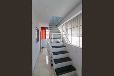 Hall do 2º andar - Acesso ao terraço de casa à venda com 3 quartos, 106m² em Jardim America, Rio de Janeiro