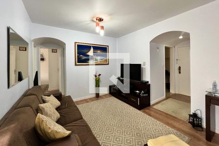 Sala  de apartamento à venda com 2 quartos, 77m² em Indianópolis, São Paulo