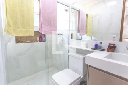 Casa de condomínio para alugar com 78m², 3 quartos e 1 vagaBanheiro suíte 