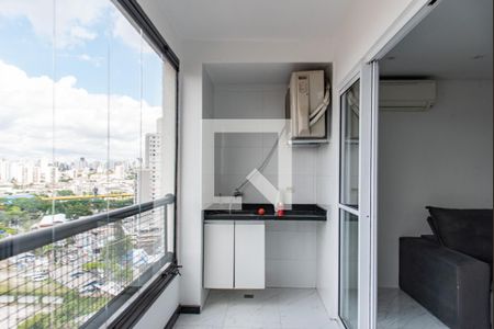 Varanda/área de serviço de apartamento para alugar com 1 quarto, 36m² em Cambuci, São Paulo