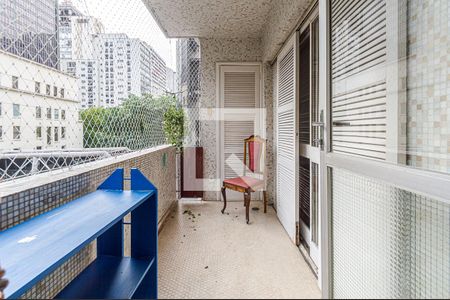 Varanda de apartamento à venda com 3 quartos, 172m² em Bela Vista, São Paulo