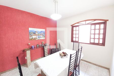 Sala de Jantar de casa à venda com 4 quartos, 405m² em Heliópolis, Belo Horizonte