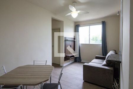 Sala de apartamento para alugar com 2 quartos, 55m² em Reserva Sul Condomínio Resort, Ribeirão Preto