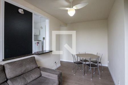 Sala de apartamento para alugar com 2 quartos, 55m² em Reserva Sul Condomínio Resort, Ribeirão Preto