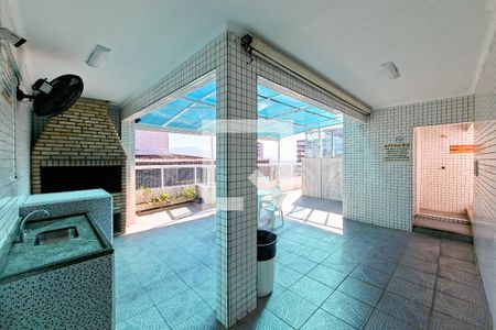 Área comum - Churrasqueira de apartamento para alugar com 2 quartos, 59m² em Ocian, Praia Grande
