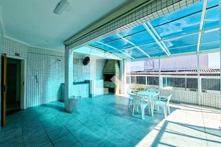 Área comum - Churrasqueira de apartamento para alugar com 2 quartos, 59m² em Ocian, Praia Grande