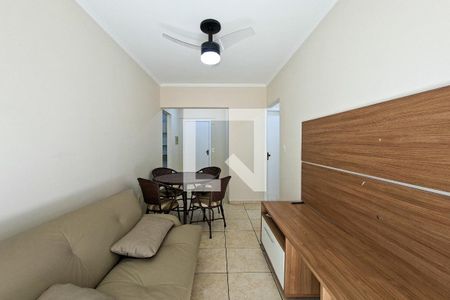 Sala de apartamento para alugar com 2 quartos, 59m² em Ocian, Praia Grande