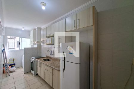 Cozinha de apartamento para alugar com 2 quartos, 59m² em Ocian, Praia Grande