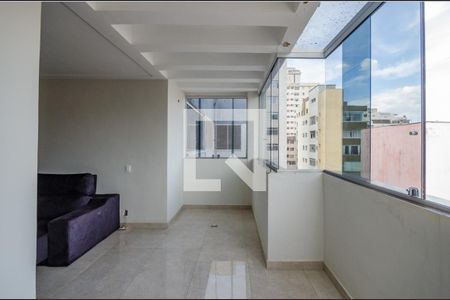 Varanda da Sala de apartamento à venda com 3 quartos, 112m² em Coracao de Jesus, Belo Horizonte