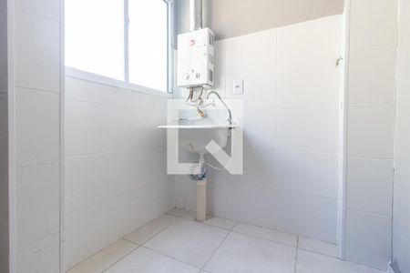 Apartamento para alugar com 36m², 2 quartos e 1 vagaDetalhe da Cozinha e Área de Serviço