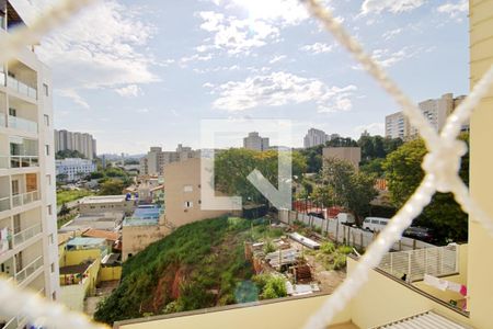 Vista da Sala de apartamento à venda com 2 quartos, 57m² em Parque Assuncao, Taboão da Serra