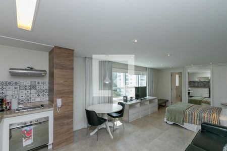 Studio de apartamento para alugar com 1 quarto, 42m² em Brooklin, São Paulo