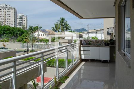 Varanda da sala de apartamento à venda com 2 quartos, 75m² em Recreio dos Bandeirantes, Rio de Janeiro