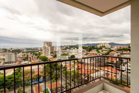 Varanda da Sala de apartamento à venda com 2 quartos, 46m² em Vila Galvão, Guarulhos